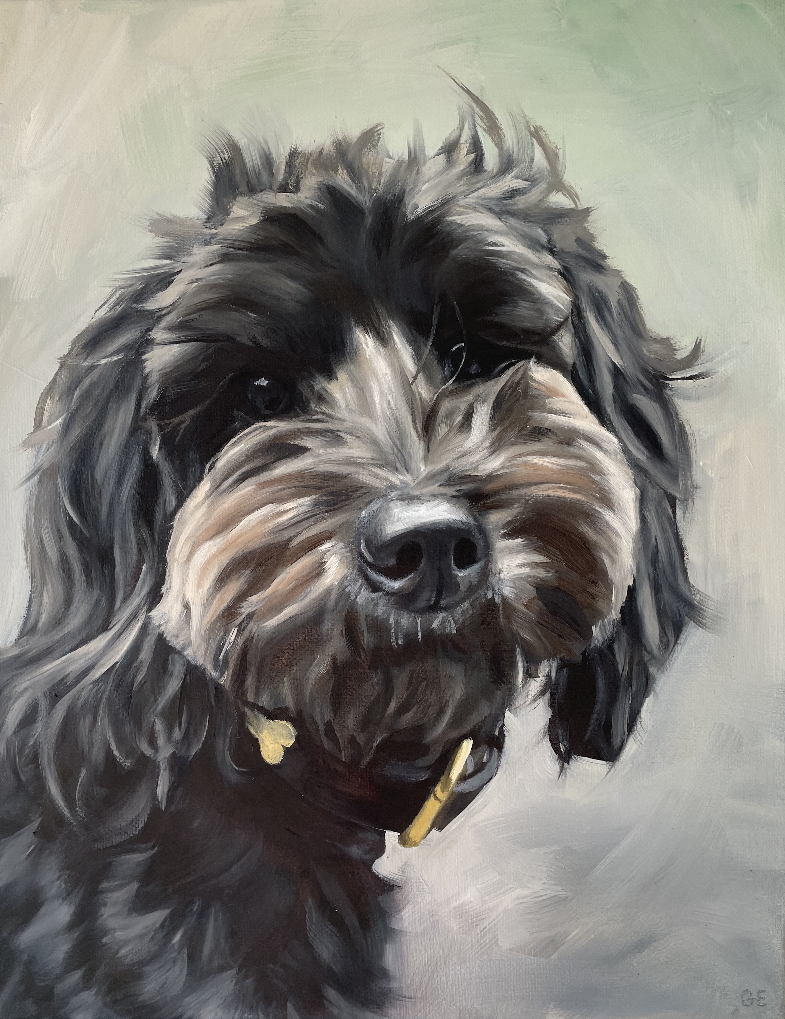 Winston, oil on canvas